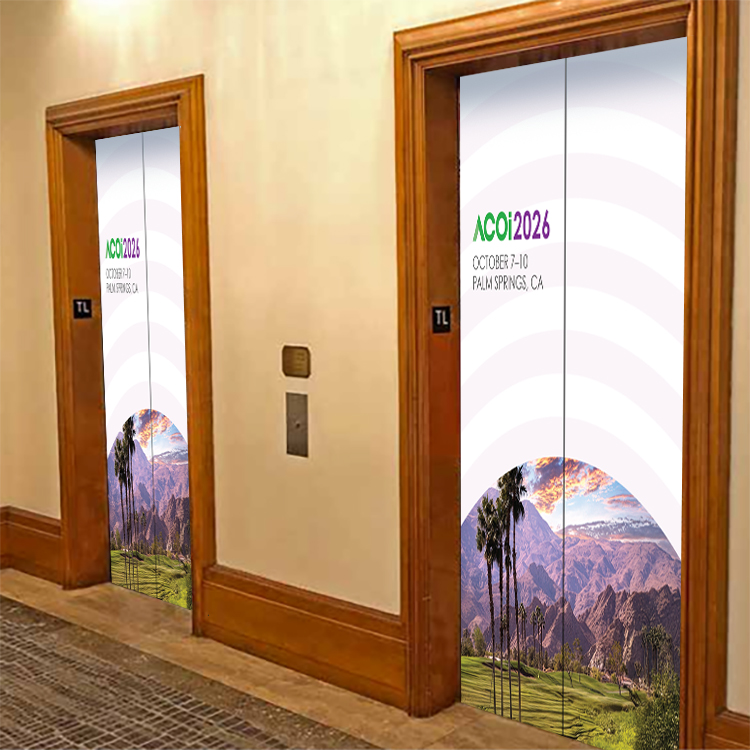 Elevator Door Clings